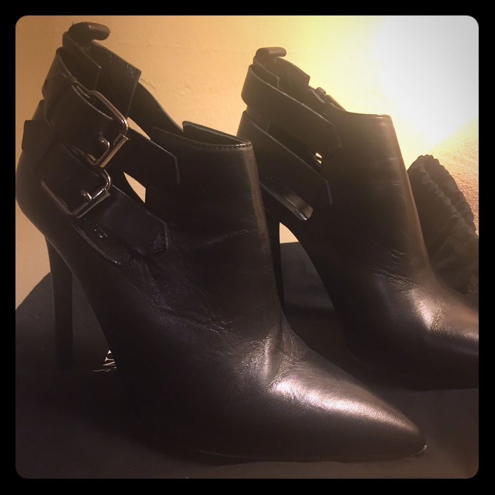 COPY - All saints moto leather booties